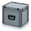 Eurobehlter Koffer 2GL, 400x300x335 mm, Silbergrau