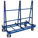 Plattenwagen zweiseitig, 1200 kg Traglast, 1380 x  mm, blau