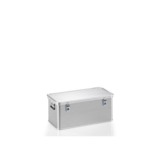 Transportkiste aus Strukturblech, G®-professional BOX A 1599 / 81, 753x353x310 mm, Tragkraft 50 kg, aus Aluminium