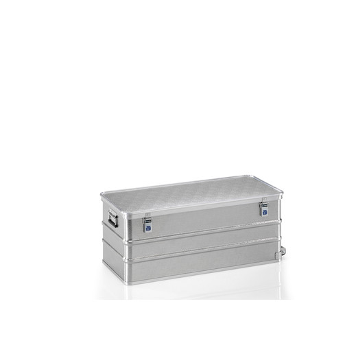 Rollbox aus Strukturblech, G-roll BOX A 1599 / 150 R, 975x415x375 mm, Tragkraft 75 kg, aus Aluminium