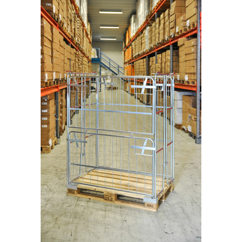 Palettencontainer, 1200x800x1800 mm, Verzinkt