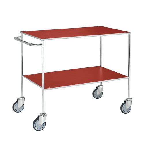 Tischwagen, voll verschweiter, 2 Ebenen, 1000x580x850 mm, 150 kg Tragfhigkeit, in verschiedenen Farben