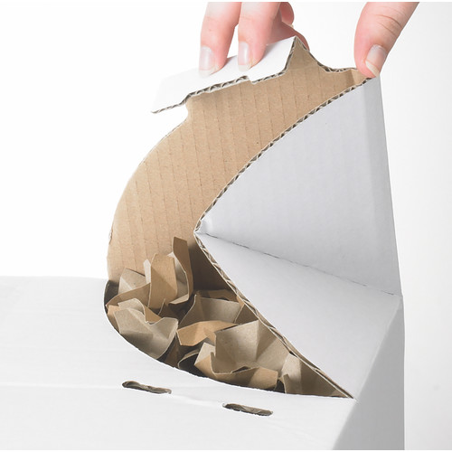 ProgressFILL - PAPERFILL aus 100% Recyclingpapier - 120 ltr. Karton, Braun