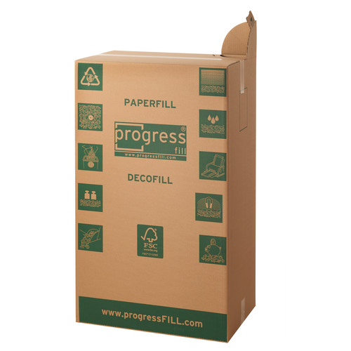 ProgressFILL - PAPERFILL aus 100% Recyclingpapier - 240 ltr. Karton, Braun