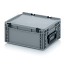 Eurobehlter Koffer 2GS, 400x300x185 mm, Silbergrau