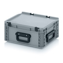 Eurobehälter Koffer 3G, 400x300x185 mm, Silbergrau