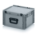 Eurobehälter Koffer 1G, 400x300x235 mm, Silbergrau