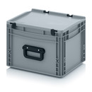 Eurobehälter Koffer 1G, 400x300x285 mm, Silbergrau