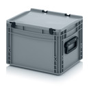 Eurobehlter Koffer 2GS, 400x300x285 mm, Silbergrau