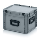 Eurobehälter Koffer 3G, 400x300x285 mm, Silbergrau
