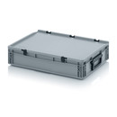 Eurobehlter Koffer 2GS, 600x400x135 mm, Silbergrau