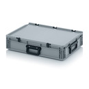 Eurobehälter Koffer 3G, 600x400x135 mm, Silbergrau
