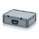 Eurobehälter Koffer 2GL, 600x400x185 mm, Silbergrau