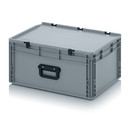 Eurobehälter Koffer 1G, 600x400x285 mm, Silbergrau