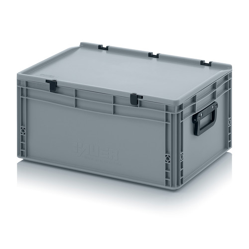 Eurobehälter Koffer 2GS, 600x400x285 mm, Silbergrau