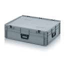 Eurobehlter Koffer 3G, 800x600x235 mm, Silbergrau