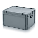 Eurobehälter Koffer 2GS, 800x600x435 mm, Silbergrau