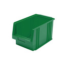 Sichtlagerkasten PLK 2a, grün, aus PP, 330x213x200 mm