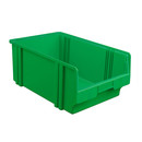 Sichtlagerkasten LK 1, grün, aus Polystyrol, 500x300x180 mm