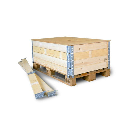 Holzaufsatzrahmensystem, Deckel fr Europalette, 1200 x 800 x 8 mm