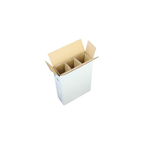 PTZ-Flaschenkartons, 278 x 95 x 395 mm ( L x B x H ), wei, postgeprft