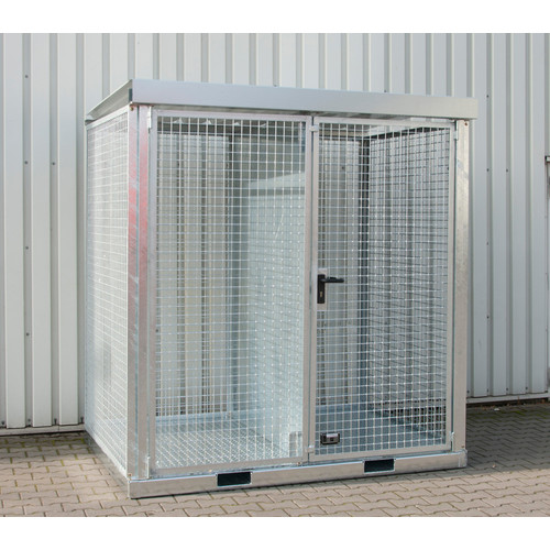 Gasflaschen-Container GFC-E/T M2, feuerverzinkt, 2115x1575x2260 mm