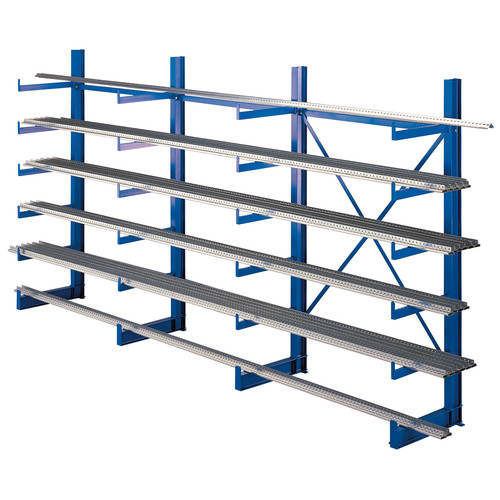 K1000 Kragarmr.Set 1-seitig - 3Stnder,2000x500mm, Achsm.1250mm