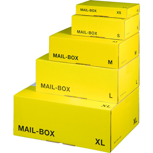 Mail-Box M, gelb, 331x241, 20 Stck